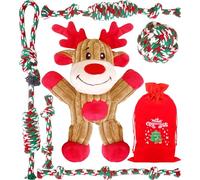 Pweituoet Juguetes chirriantes de Navidad para perros