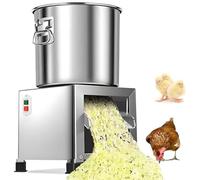 PweKzxt Cortadora De Verduras Comercial De 1800 W, De Acero Inoxidable De Alta Resistencia, 120 Kg/H, 3500 RPM, con 4 Cuchillas, para La PreparacióN De Alimento para Aves Y Animales. 1800w