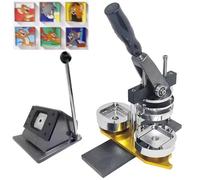 PweKzxt MáQuina para Hacer Botones, MáQuina para Hacer Imanes FotográFicos, Kit para Hacer Botones con ImáN Cuadrado, MáQuina para Hacer Insignias, para Hacer Insignias Magnets-300pcsMaterial