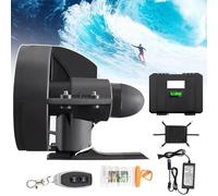 PweKzxt Propulsor De Remo EléCtrico A BateríA, Motor De Aleta para Tabla De Surf De Remo, con Kit De Motor De PropulsióN SubacuáTica, Motor De Aleta EléCtrico para Tabla De Remo, Kayak 180