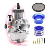 PWK - Kit de carburador de 38 mm con filtro de aire para motocicleta de carreras con filtro de aire, funda universal para Pit Dirt Bike de 350 cc a 450 cc, motocross, enduro, encendido/todoterreno