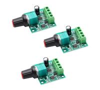 PWM Controlador de Velocidad de Motor de Bajo Voltaje Binghe 3PCS 1803BK 1803B Interruptor de Controlador Ajustable con Perilla de Control de Velocidad