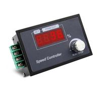 PWM Controlador de Velocidad del Motor Binghe DC 6-60V Regulador de Velocidad, Mando codificador, Frecuencia Ajustable 1-100KHZ, 0-100% Control de Velocidad, Arranque/Parada Suave para Motores DC