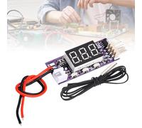 PWM Fan Speed Control Module, DC 12V 3A 4 cables de control de ventilador con dos sondas, módulo de control de velocidad del ventilador, controlador PWM, sensor automático NTC para ventilador de 3000