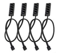 Pwm - Juego de 4 divisores para ventiladores PWM (30 cm, 4 unidades, para A
