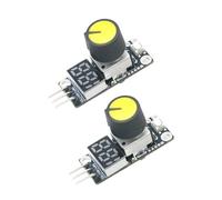 PWM - Placa de control del acelerador con pantalla LED, botón pulsador y cabecera de 3 pines para proyectos de afinación de modelos y control de ventilador