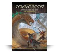 Pwork Wargames Combat Book 3 - Mapas de combate regrabables de fantasía para juegos de rol de mesa
