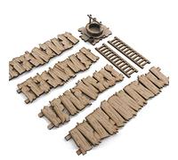 PWORK WARGAMES Medieval Lost Burg 05 - Escenografía de Ciudad Medieval para miniaturas en Escala 28mm / 35mm - Miniaturas de Mesa Wargame Terreno de escenografía 3D - MDF 3mm