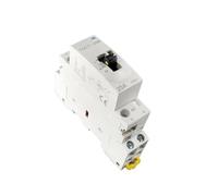 PWQBABJWL Contactor Modular de CA doméstico TOCT1 2P 25A 220V/230V 50/60HZ for riel DIN con Interruptor de Control Manual 2NO o 1NO 1NC o 2NC