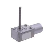 PWQBABJWL Motor regulador de Velocidad de CC JGY-370, 6 V, 12 V y 24 V, con Tornillo M6 x 50 mm, Eje Largo, autoblocante, de Baja Velocidad y Alto par.(12V-40RPM)