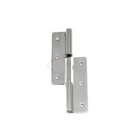 PWQBABJWL Stainless Steel Detachable Split Hinge Bathroom Toilet Door and Window Small Loose-Leaf Folding 1Pcs(SUS304 Left)