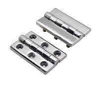 PWQBABJWL Stainless Steel Hinge Hexagonal Stud Distribution Thickened Cabinet Heavy-Duty 1Pcs(2PCS-drawing-5A)