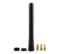 +PWR Car Parts Antena de Coche Am/FM Modelo Viper Negra. Diseño Deportivo y Discreto. Instalación Universal. Resistente al Agua y al óxido. Incluye adaptadores. Longitud 12 cm