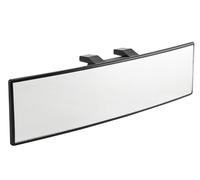 +PWR Car Parts Espejo Retrovisor Panorámico XL. Universal, más Ángulo de Visión. 300x65 mm. Seguro y Fácil de Instalar.