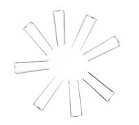Pwshymi 200 Uds Alfileres de Coser en Forma de U, Dobles Alfileres Rectos Multiusos Alfileres para Manualidades de Acero Inoxidable con Caja de Almacenamiento