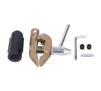 Pwshymi Abrazadera de Soldadura de Latón con Conexión a Tierra 800A con Funda de Goma para Soldadura por de Argón y Resistencia, Diseño Duradero y Liviano