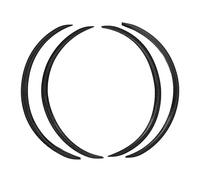 Pwshymi Ajuste del Labio de la Ceja de la Rueda de 4 Piezas, Llamarada del Guardabarros Antiarañazos para el Automóvil, 72 Cm 28,4 Pulgadas (Estilo de fibra de carbono)