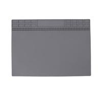 Pwshymi Alfombra de Soldadura de Silicona Aislamiento de Calor de Reparación Electrónica con 98 Agujeros de Almacenamiento de Tornillo 17 áreas Cubiertas para la Computarización de la