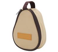 Pwshymi Bolsa de Almacenamiento para Sartén para Acampar, Diseño Ligero y Duradero con Cremallera para Acampar Al Aire y Almacenamiento en el Hogar (Caqui)