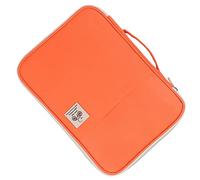 Pwshymi Bolsa para Documentos A4, Organizador de Cartera, Estuche con Cremallera, Diseño Multibolsillo, Impermeable para Computadora Portátil, Teléfono Móvil, Púrpura, Función Portátil,