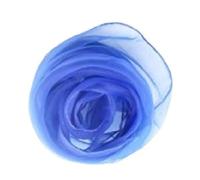 Pwshymi Bufanda de Juego para Niños, Bufanda de Seda de Malabares de Colores Brillantes para Educación Musical y de Danza, Suave y Cómoda, Ideal para Todas Las Edades (Azul)