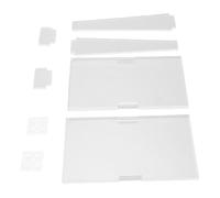 Pwshymi Caballete Acrílico Transparente, Soporte de Exhibición Multifuncional Elegante para Platos Decorativos, Fotos de Libros, Diseño Moderno y Compacto para Oficina en Casa