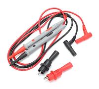 Pwshymi Cables de Prueba de 4 Mm con Kit de Clips Antideslizantes para Pruebas de Multímetro en Laboratorios de Física y Mantenimiento Eléctrico Rojo Negro