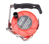 Pwshymi Carrete de Buceo con Línea Naranja Duradera de 290 Pies para Exploración Submarina y Buceo en Naufragios (Naranja)