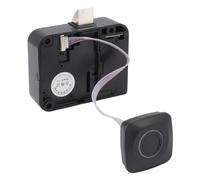 Pwshymi Cerradura de Gabinete con Huella Dactilar, Cerradura Biométrica Inteligente Ultrafina con Contraseña para Seguridad de Oficina, Material de Aleación de Zinc ABS