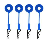 Pwshymi Clips Para Carrocería de RC, Pasadores de Metal de Silicona Duradero, 4 Uds. Para Accesorio de Fijación de Carrocería de Coche Modelo 1/10 (#2)