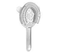 Pwshymi Colador de Barra Filtro Elegante de Acero Inoxidable para Coctelería y Preparación de Cócteles 6.5x3.9in