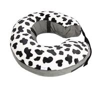 Pwshymi Collar Inflable Protector para Mascotas Collar de Recuperación Suave y Cómodo para Perros Gatos Tamaño Ajustable 1 X Unidad (Cierres de Gancho y Bucle con Punta de Vaca M)