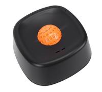 Pwshymi Cuenco para Lamer Mascotas con Caldo de Huesos, Diseño de Alimentador Lento para Atraer a Mascotas Saludables a la Hora de Comer, Plástico de 15,5x15,5x6cm (Negra)