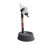 Pwshymi Dispensador de Agua para Gatos de Pie, Ajustable, Material Premium, Comedero Automático para Gatos y Perros, 1 Unidad (Fondo Gris Oscuro)