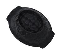 Pwshymi Divertido Molde de Pastel con Forma de Cerebro de Silicona para Hornear y Manualidades de Halloween Negro 1 Unidad
