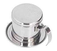 Pwshymi Filtro de café Vietnamita, Máquina de Goteo Duradera de Acero Inoxidable para Cafeterías y Acampadas, 125mm X 80mm