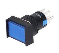 Pwshymi Juego de Interruptores de Botón 25 Piezas Dispositivo de Control Duradero con Bloqueo Automático para Aplicaciones Industriales Material ABS AC DC 24V