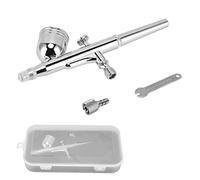 Pwshymi Kit de Aerógrafo de Doble Acción, Bolígrafo Pulverizador de Pintura de Acero Inoxidable de Alta Precisión para Decoración de Pasteles de Tatuaje Temporal y Arte de Hobby