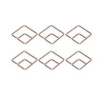 Pwshymi Lindo Juego de Clips de Papel, Divertidos Clips de Papel Dorados para Organización de Documentos, 100 de Metal para Oficina, Hogar, Escuela (#12)