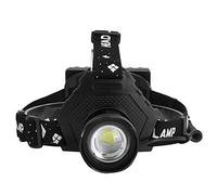 Pwshymi Linterna Frontal Telescópica con Zoom XHP70, Recargable por USB, 5 Niveles de Brillo, Iluminación Exterior para Pesca, Material de Aleación de Aluminio