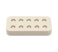 Pwshymi Molde de Silicona para Tazas de Injerto Wax Queen, Herramienta de Apicultura Duradera para Hacer Células Reina, Tazas de Injerto Fáciles de Usar, 1 Molde de Silicona (#1)