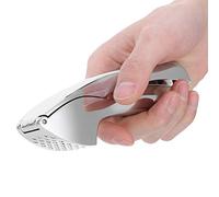 Pwshymi Prensa de Ajos Herramienta de Cocina Esencial Multiusos de Aleación de Zinc para Cocinar en Casa y Barbacoas Al Aire Libre 15,6 Cm