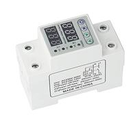 Pwshymi Protector de Voltaje de Pantalla Digital 2P Dispositivo de Reinicio Automático para Electrodomésticos AC220V (40A)