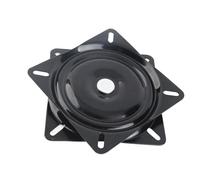 Pwshymi Rodamiento de Plataforma Giratoria Fuerte Capacidad de Rotación de 360 Grados para Muebles Sillas Bar Oficina Acero A3 150 X 150 X 20 Mm