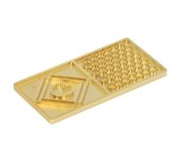 Pwshymi Sello de Cubo de Hielo, Copper Ice Cube Imprimin para Cócteles Whisky, Accesorios de Camarero de Hielo Transparente, 100x50x5mm 3.9x2.0x0.2in