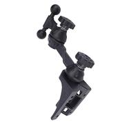 Pwshymi Soporte Electrónico Marino de Aleación de Aluminio con Cabezal de Bola Doble para Barco, GPS, Buscador de Peces, 1 Unidad