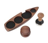 Pwshymi Soporte para Distribuidor de café en Forma de, Práctico Estante para Restaurante y Uso Doméstico, 3 uds. (Para base de 51/53 mm Tamper de 51 mm Distribuidor)