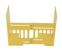 Pwshymi Sujetalibros Retráctil Elegante Decorativo Ajustable de Metal para el Hogar, Oficina, Escuela, Amarillo, 1 Unidad