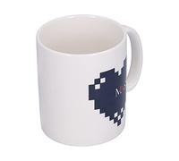 Pwshymi Taza de café de Cerámica que Cambia de Color con Patrón de Amor para Uso Doméstico y de Oficina Taza de Inducción Térmica de 300 Ml