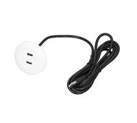 Pwshymi Toma de Carga USB para sofá, Adaptador de Corriente Dual Inteligente para Uso Doméstico, Protección de Circuito, Voltaje Universal, con 2 Puertos USB para sofá, Sillón Reclinable, Carga